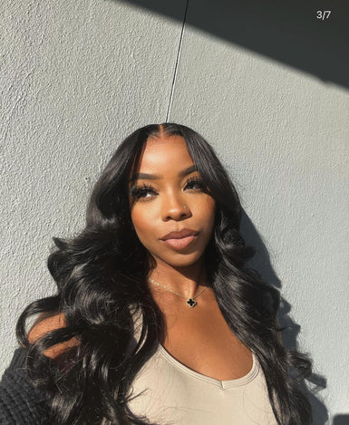 24 inch Body wave lace front wig